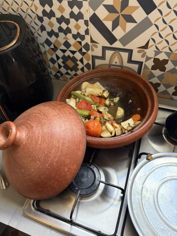 Tajine auf dem Herd