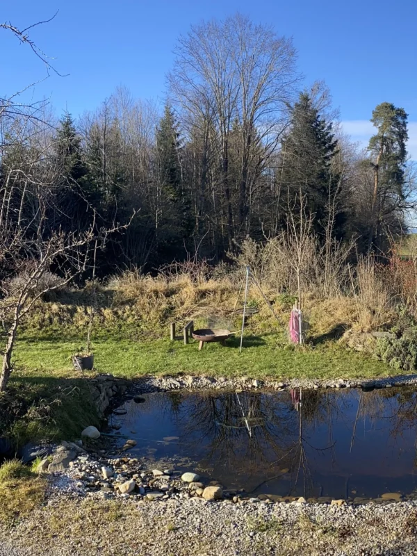U Blick in den Garten